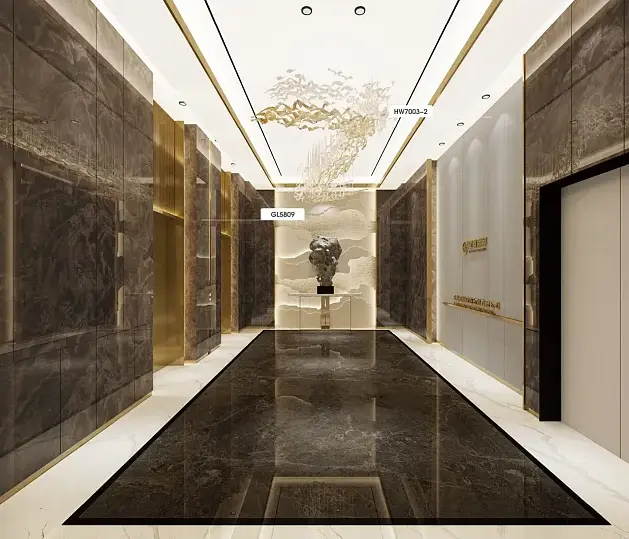 मार्बल गैर आत्म-चिपकने PVC / PELLILE फिल्म